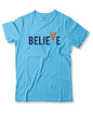 ADRO Men's Believe Design Printed T-Shirt (S, Mint)