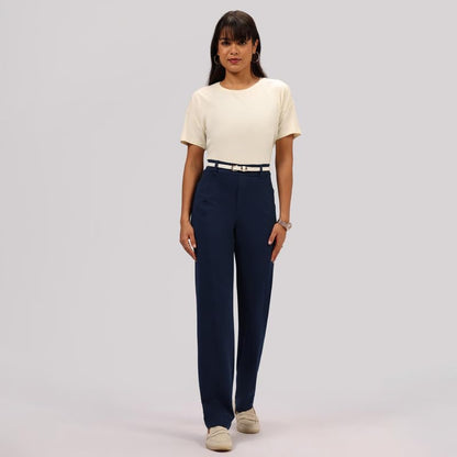BlissClub Womens AM:PM Air Straight Pants - Cotton Tall