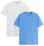 ADRO Mens T Shirts | Solid Tshirts for Men | Pure Cotton Lycra Fabric | 4 Way Stretch Smart tech Tshirt | Pack of 2 Round Neck T