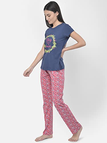 Lyra 701 Premium Cotton Printed Night Suit For Women