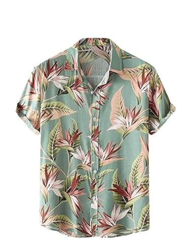 Leriya Fashion MenS Casual Cotton Shirt  Button Down Summer ShirtS For Men | Lightweight Textured Fabric | Perfect For Daily &