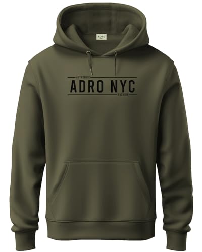 ADRO Hoodies for Men | Printed Hoodie for Men | Cotton Hoodie | Mens Hoodies | Sweatshirt for Men | Hooded Regular Fit Hoodie|H2