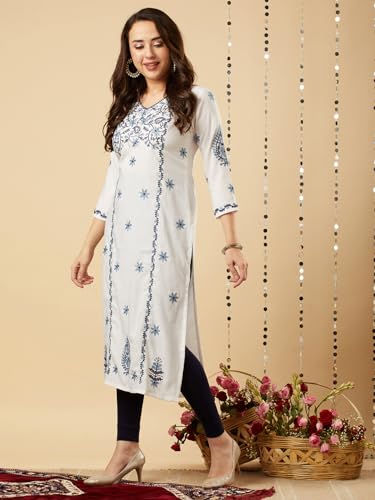 ANNI DESIGNER Women's Kurta |Material: Cotton Blend