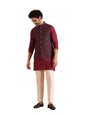 Kisah MenS Jacquard Silk Blend Jacket With Trouser Set  Traditional Ethnic Wear For Men For Weddings & Festivals  Fashion Appare