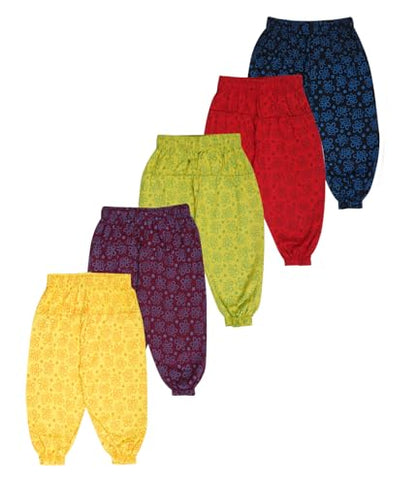 T2F Girls Regular Fit Mid Rise Capri (Pack of 5)