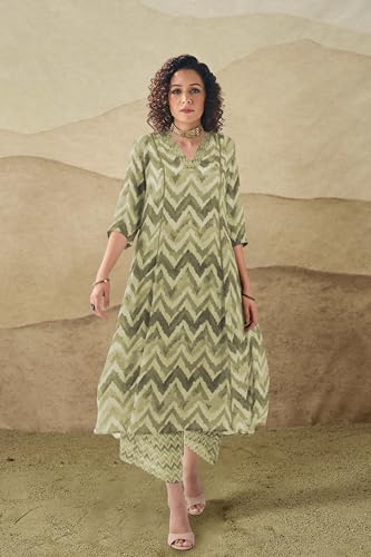Toochki Salwar Suit Set For Women | Kurta Set For Women | Zig Zag Printed Salwar Suits | Ethnic Wear Salwar Suits | Two Piece Ku