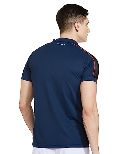 REVOLT Solid Slim Fit Men's Soft & Comfortable Polo T-Shirt-with Logo Branding