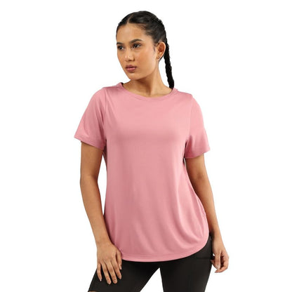 BlissClub CloudFlex Apple Hem Tee, Weightless Comfort All Day Long, Round Neck, Sleeveless Design, Feels Like Second Skin,Flatte