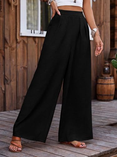 TOPLOT Trouser for Women || Loose Fit High-Waist Korean Pants || Formal Trouser for Woman || (Relaxed Fit || Casual) (Pleated-Pa