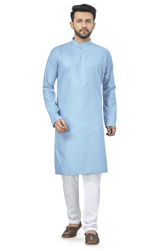 Be Active MenS Cotton Regular Shirt (N2-Rfsk0001-Set_Sky Blue