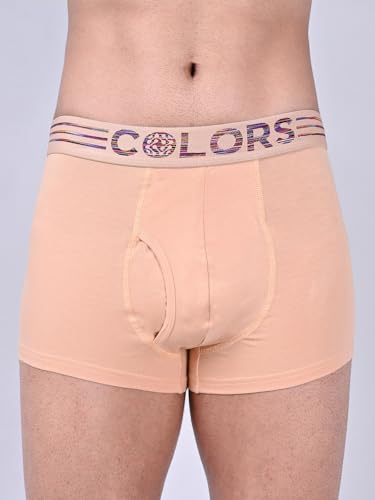 Rupa Mens Cotton Blend Classic Trunks (Pack of 1) (803_Skin