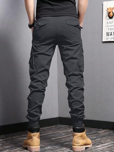 Leriya Fashion MenS Cargo Pants With Pockets | Cotton Joggers For Men | 6 Pocket Jeans Pant | Casual Trousers For Men (Lf-Tp-11