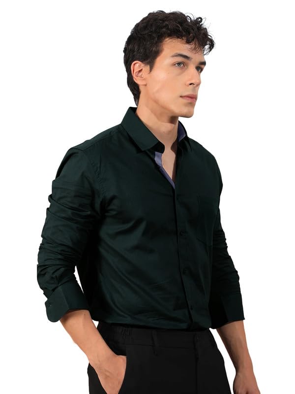 Pinkmint Shirt for Men ll Cotton & Popcron Style Shirt ll All Day Wear Mens Shirt (Pack of 2)