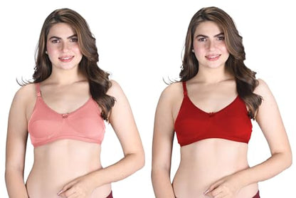 Pack Of 2 Venus Full Coverage Support Bra With Adjustable Strap