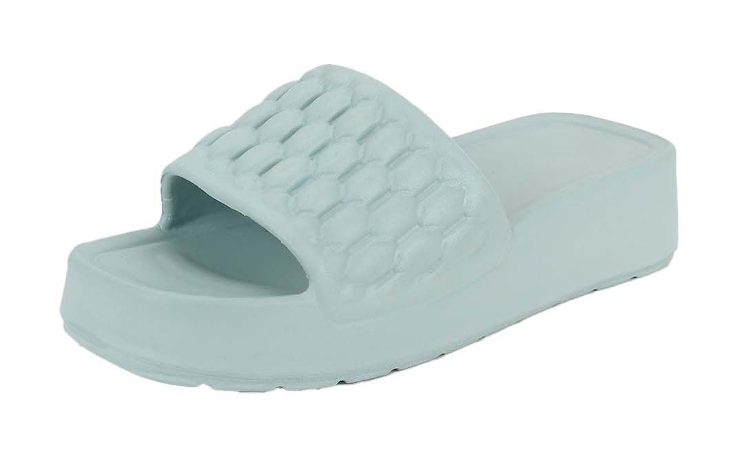 Ortho Joy Eva Sliders For Women || Waterproof & Everyday Flip Flops For Ladies || Slippers With Cushion Foot Bed || Anti-Slip So