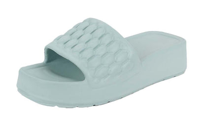 Ortho Joy Eva Sliders For Women || Waterproof & Everyday Flip Flops For Ladies || Slippers With Cushion Foot Bed || Anti-Slip So