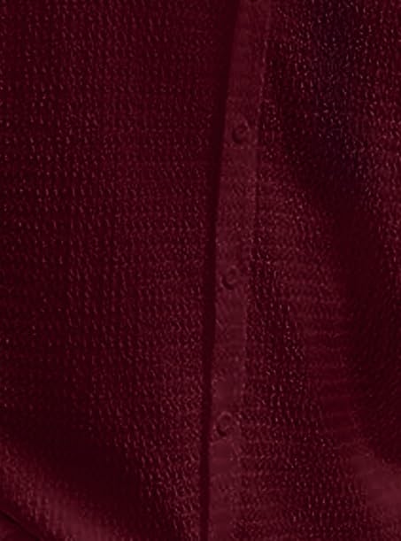 Pinkmint MenS Solid Classic Fit Shirt Maroon