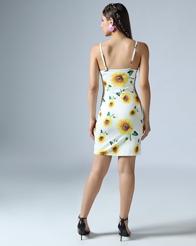 Greciilooks Dress For Women | Lycra | Mid-Thigh Length | Sleeveless | One-Piece | Summer Beach Wear Dresses For Women (In, Alpha