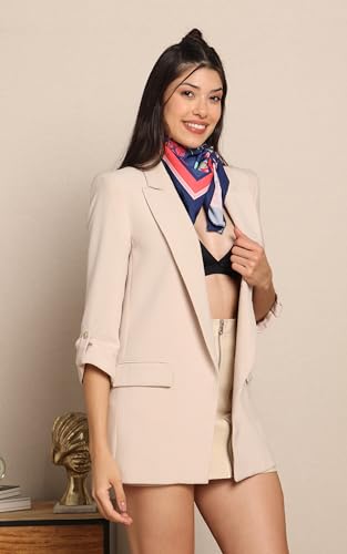 Greciilooks WomenS Crepe Silk Square Scarf