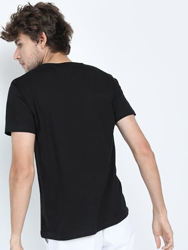 Ketch MenS Slim Fit T-Shirt (Khts000051_Black
