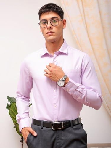 The Indian Garage Co Mens Slim Fit Shirt (0224-SHFRDB-02-01_Pink