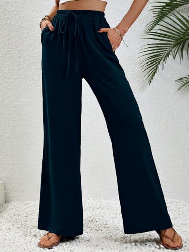 Toplot Trouser For Women || Casual Pants For Women || Loose Fit High-Waist Korean Pants || (Regular Fit | Polyester) (Women-Trou