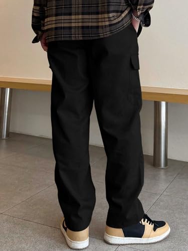 Greciilooks MenS Regular Casual Pants (Gl-Tp-1079_Black