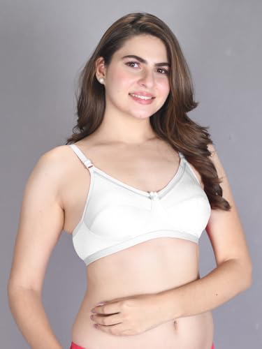Lux Venus Full Coverage Support Mesh With Adjustable Strap White