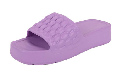 Ortho Joy Eva Sliders For Women || Waterproof & Everyday Flip Flops For Ladies || Slippers With Cushion Foot Bed || Anti-Slip So