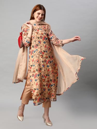 ANNI DESIGNER Women Rayon Kurta Pant With Dupatta