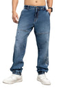 Hubberholme Men Cotton Straight Fit Mid-Rise Jeans 36