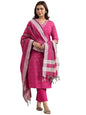 Libas WomenS Cotton Blend Kurta Set (400386_Pink
