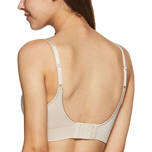 Enamor F037 Ultra Smoothening No Pinch T-Shirt Bra - Padded Wirefree Full Coverage - Almond Skin