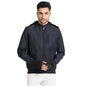 Turtle Men Cotton Stretch Navy Blue Plain Regular Fit Full Sleeve Casual Windcheater
