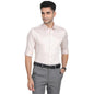 Turtle Men 100% Cotton Light Pink Plain Slim Fit Full Sleeve Formal Shirt