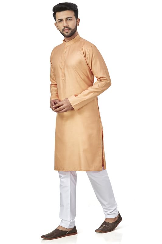 Be Active MenS Solid Cotton Blend Kurta Set || Men Kurta Pajama || Men Kurta Pajama Set || Kurta Pajama For Men (N-Rfsk0001 35