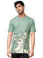 The Souled Store Men Official Tom And Jerry: Thinking Tom Green Cotton T-Shirts