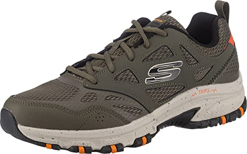 Skechers Men Hillcrest Vast Adventure Outdoors Vegan Overlay Lace Up With Memory Foam Casual Shoes