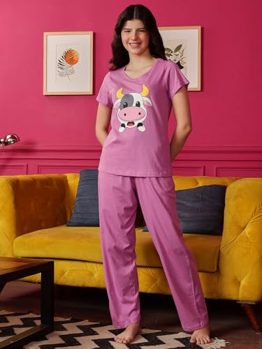 Clovia Night Suits for Women, Night Dresses for Women, Pyjama Set for Women, Women Night Suit Set, Night Wear for Women, Lounge