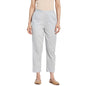 Fabindia Women Cambric Tapered Straight Style Pant Cotton_28 Grey