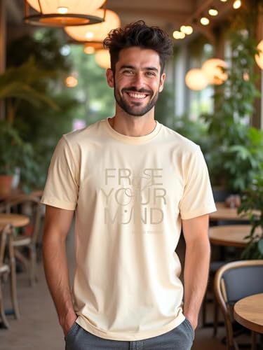 Nobero MenS Graphic Printed Cotton T-Shirt