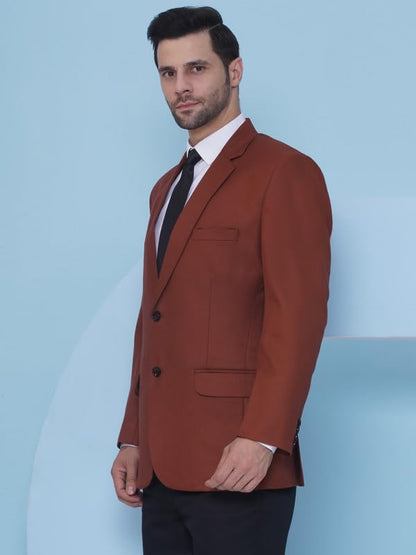 Favoroski Tuxedo Formal Blazers For Men With 2 Pockets | Rayon Slim Fit Single Breasted Blazer | Semi Ethnic Wear Tuxedos | Soli