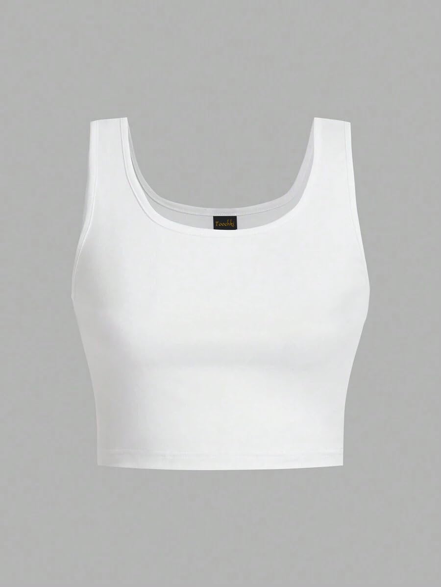 Toochki Top for Women | Lycra Top for Women | Crop Top for Women | Black White Beige Top for Women | Short Top for Women | Weste