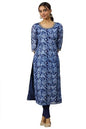 Aurelia WomenS Floral Printed Straight Kurta | Lightweight Round Neck Kurta For Women | Printed Kurta For Women | Beautiful Regu