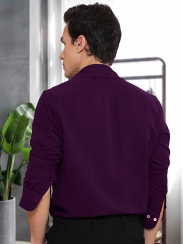 Pinkmint Men Shirt l Cotton Mens Shirt l Long Sleeve Shirt l Formal l Casual Regular Fit Shirt