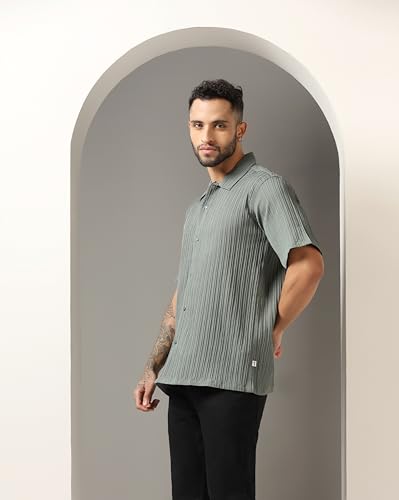 Leriya Fashion Textured Shirts for Men | Casual Regular Fit Shirt for Men | Shirt for Men| Men Stylish Shirt | Men Fancy Shirt |