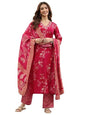 Libas WomenS Silk Blend Kurta Set (400335