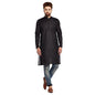 SOJANYA (Since 1958 Men's Black Cotton Linen ONLY Long Kurta