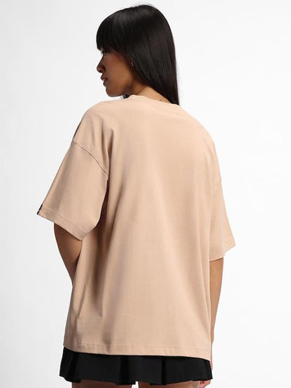 Juneberry Pure 100% Cotton Oversized Loose Baggy Fit Drop Shoulder Latest Aesthetic & Cool Graphic Prinred Half Sleeve T-Shirts