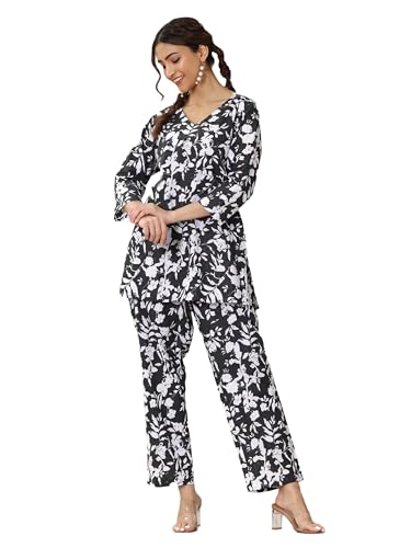 Libas Womens Printed Cotton Co-Ord Set For Women